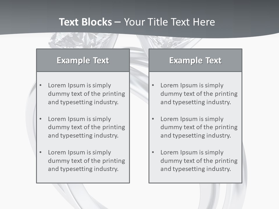 Marriage Render Jewelry PowerPoint Template