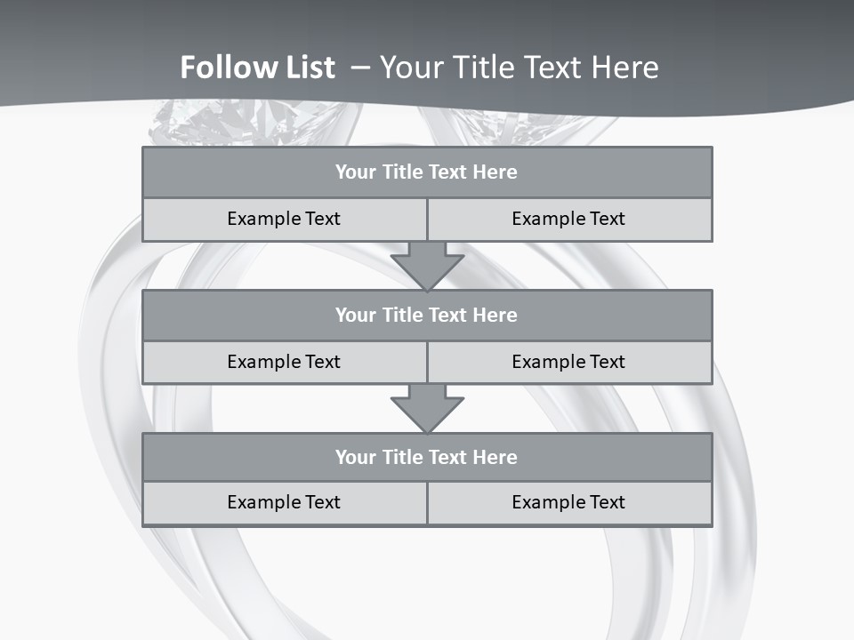 Marriage Render Jewelry PowerPoint Template