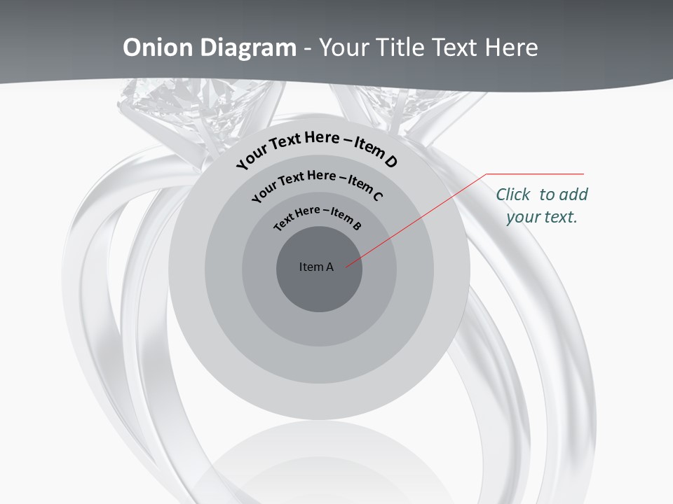 Marriage Render Jewelry PowerPoint Template