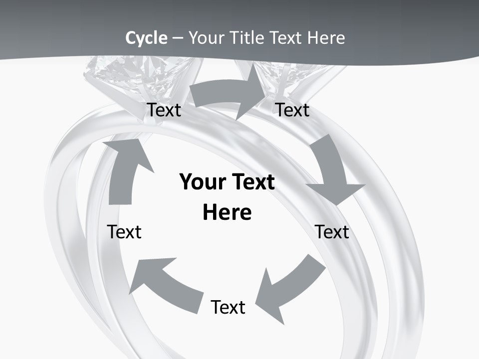 Marriage Render Jewelry PowerPoint Template