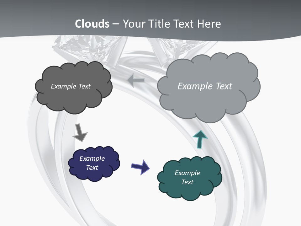 Marriage Render Jewelry PowerPoint Template