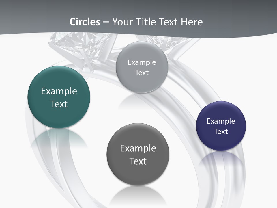 Marriage Render Jewelry PowerPoint Template