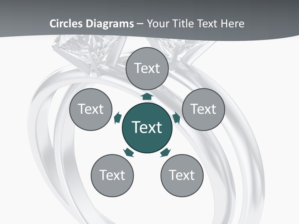 Marriage Render Jewelry PowerPoint Template