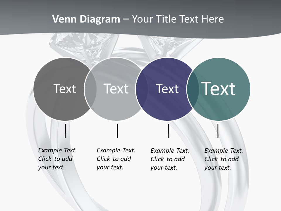 Marriage Render Jewelry PowerPoint Template