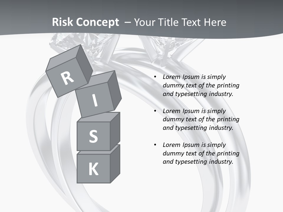 Marriage Render Jewelry PowerPoint Template