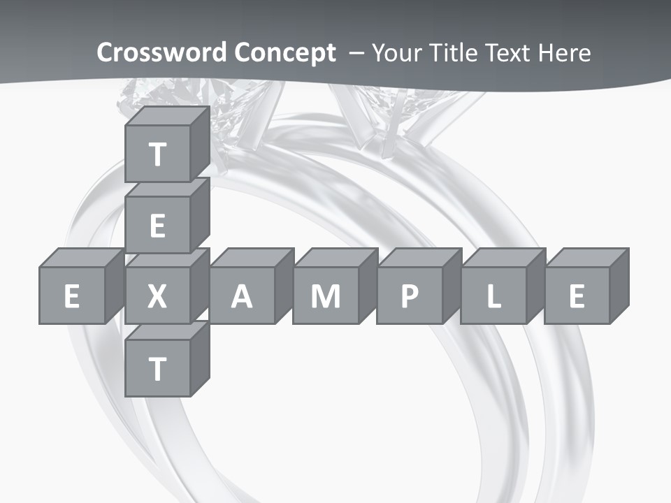 Marriage Render Jewelry PowerPoint Template