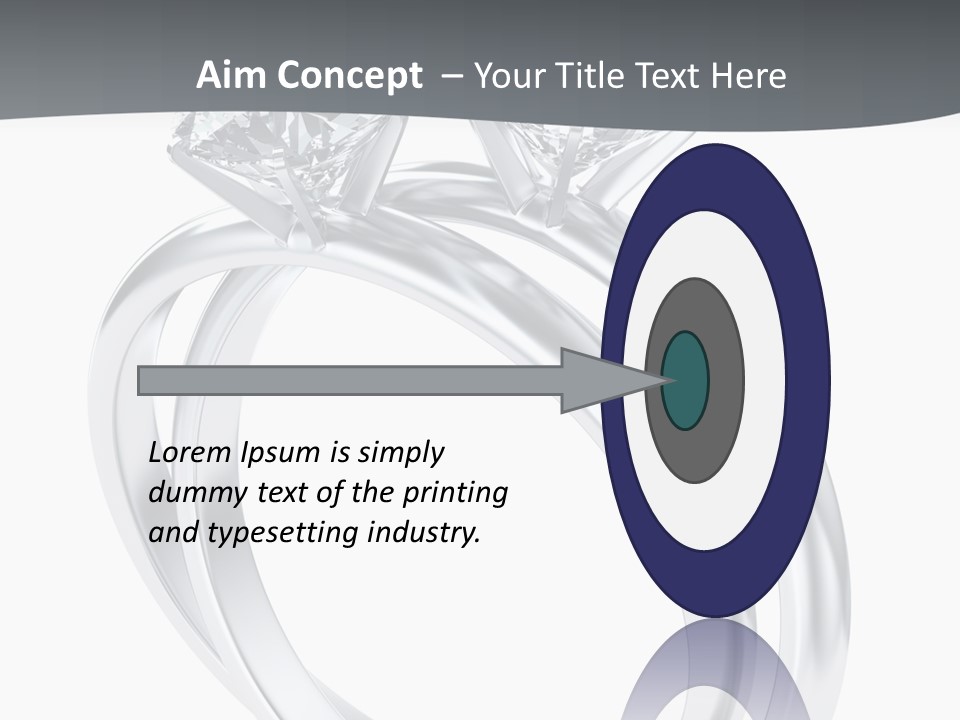 Marriage Render Jewelry PowerPoint Template