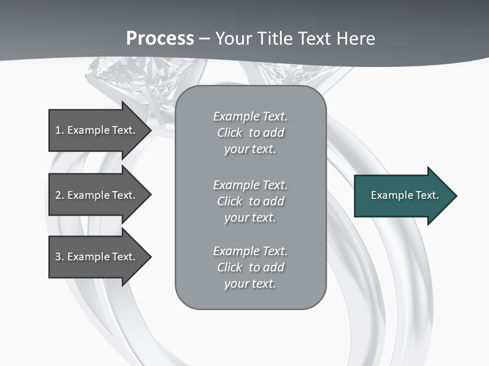 Marriage Render Jewelry PowerPoint Template