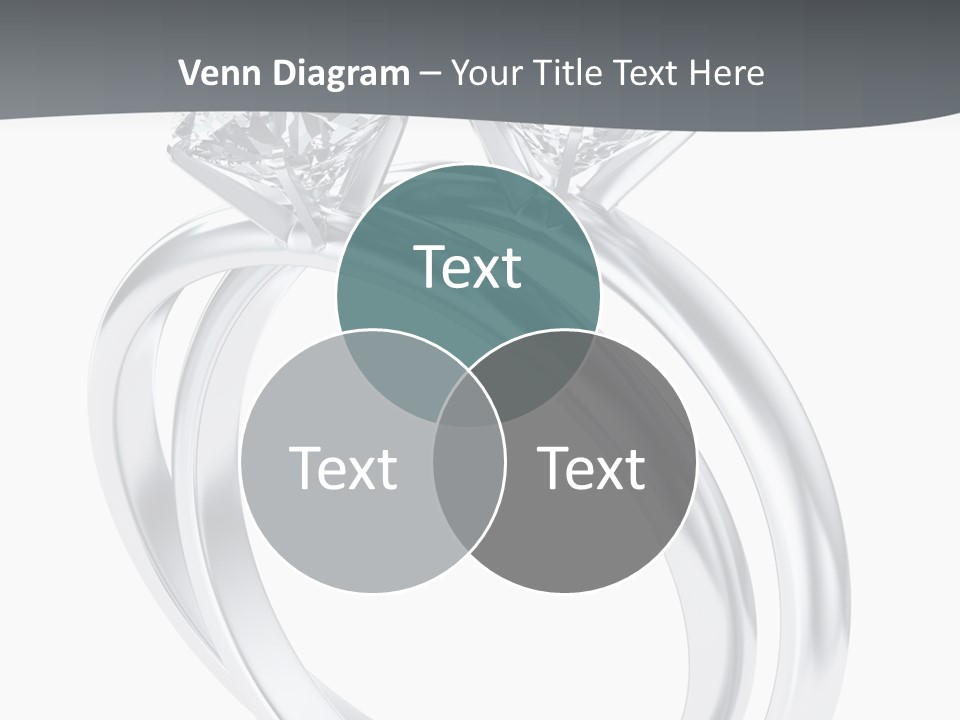 Marriage Render Jewelry PowerPoint Template