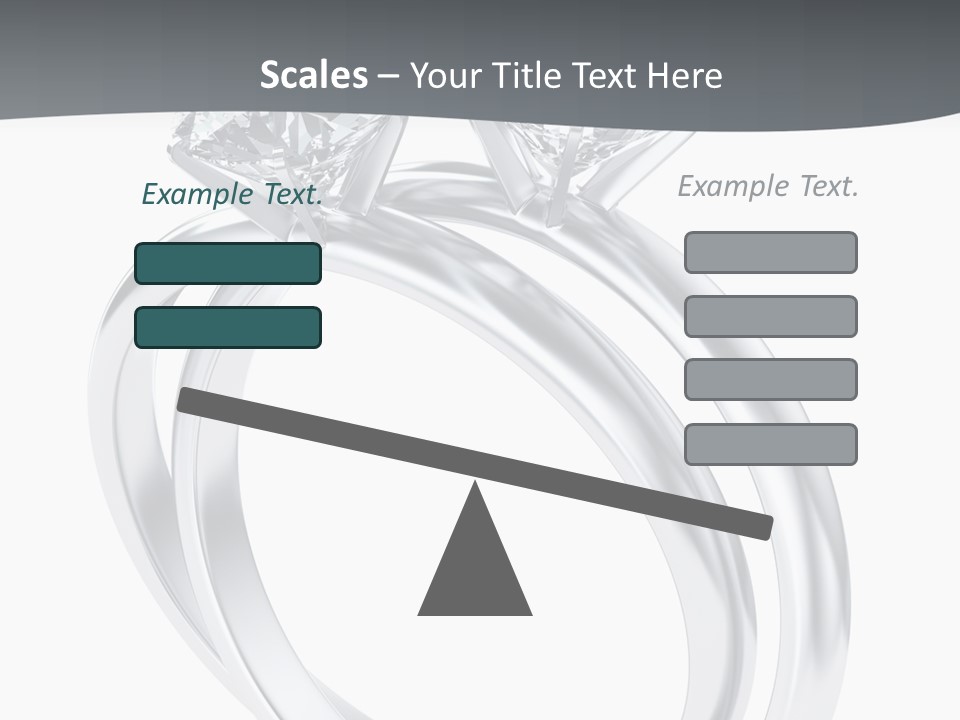 Marriage Render Jewelry PowerPoint Template