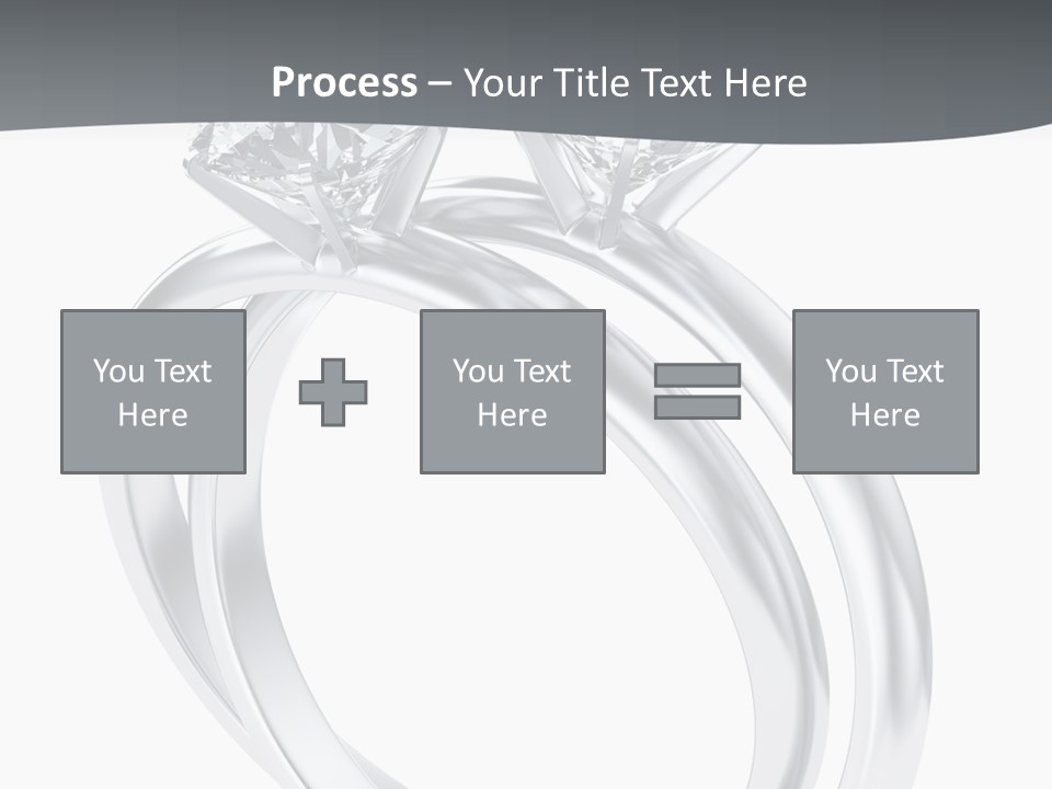 Marriage Render Jewelry PowerPoint Template