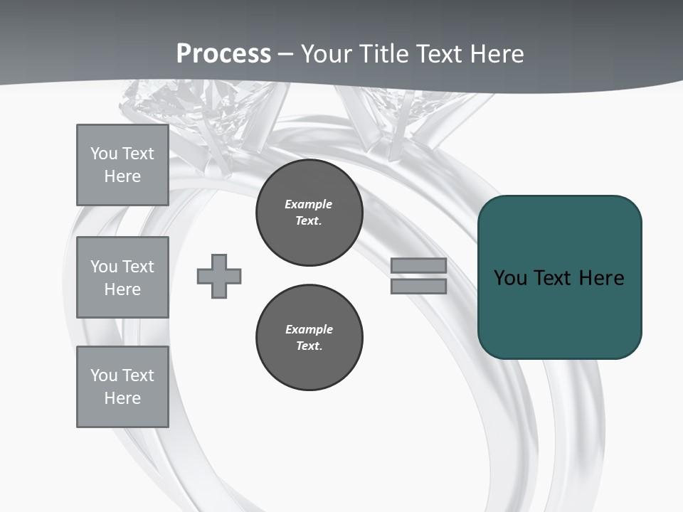 Marriage Render Jewelry PowerPoint Template