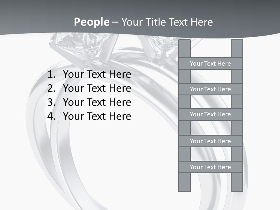 Marriage Render Jewelry PowerPoint Template