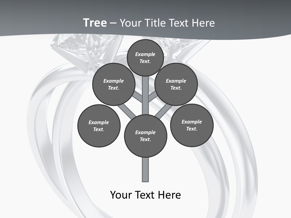 Marriage Render Jewelry PowerPoint Template