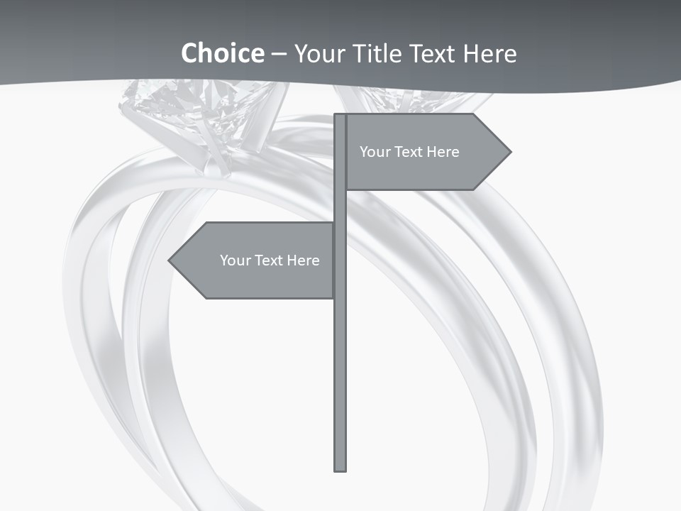 Marriage Render Jewelry PowerPoint Template