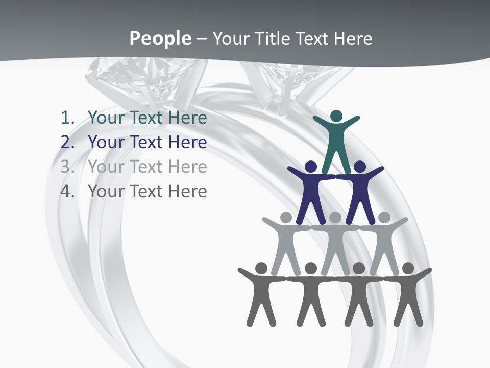 Marriage Render Jewelry PowerPoint Template