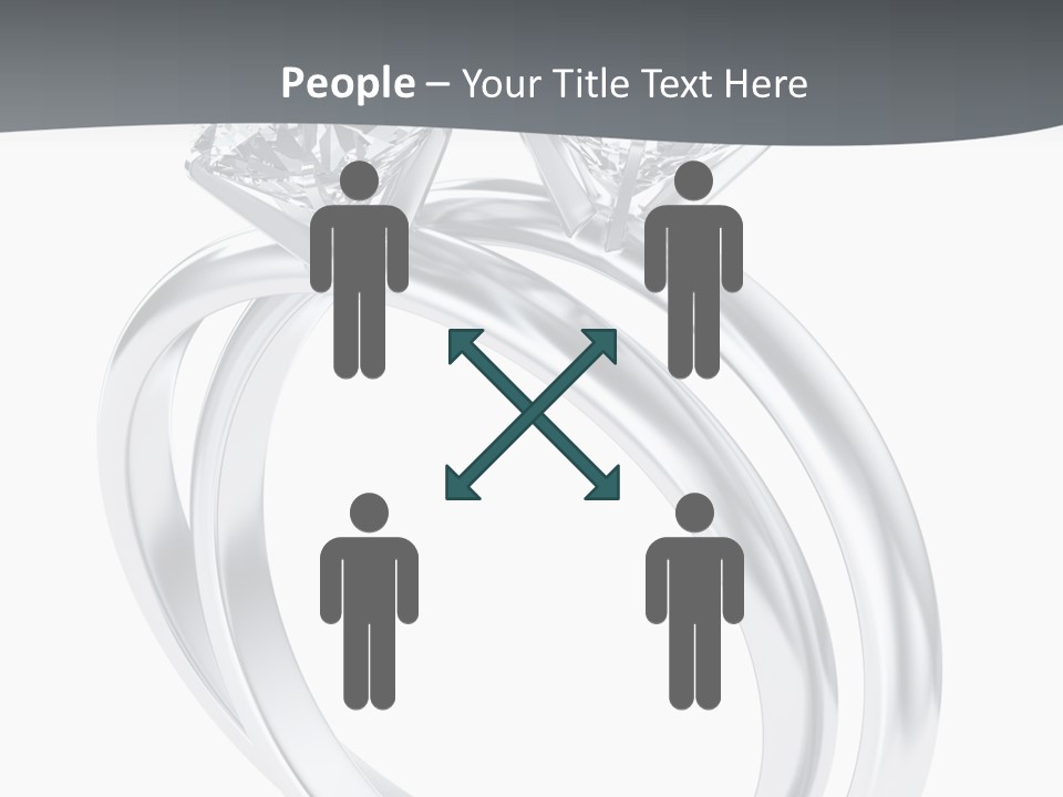 Marriage Render Jewelry PowerPoint Template