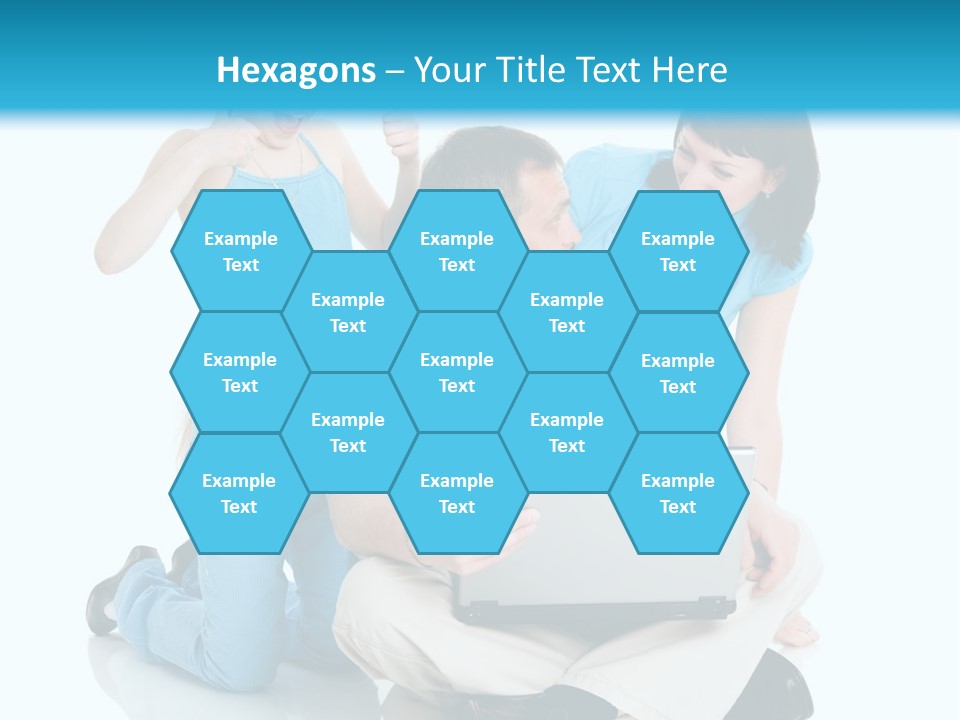 Happy Woman Consulting PowerPoint Template