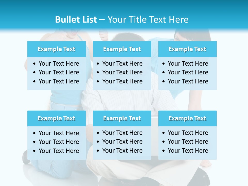 Happy Woman Consulting PowerPoint Template