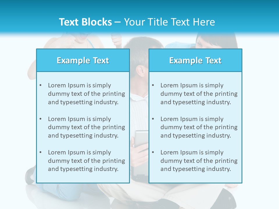 Happy Woman Consulting PowerPoint Template