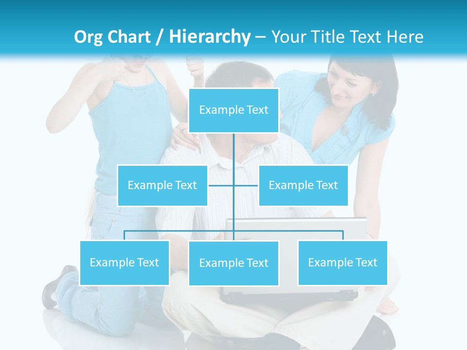 Happy Woman Consulting PowerPoint Template