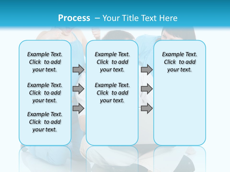 Happy Woman Consulting PowerPoint Template