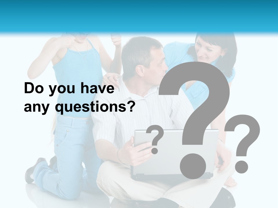 Happy Woman Consulting PowerPoint Template