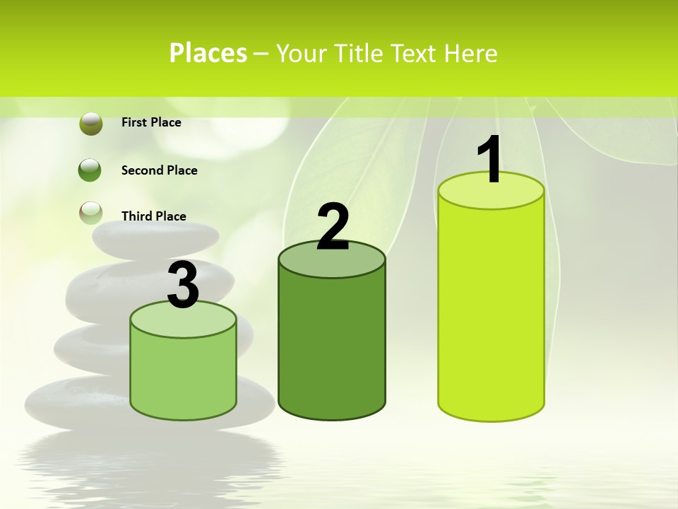 Buddhism Fresh Pure PowerPoint Template