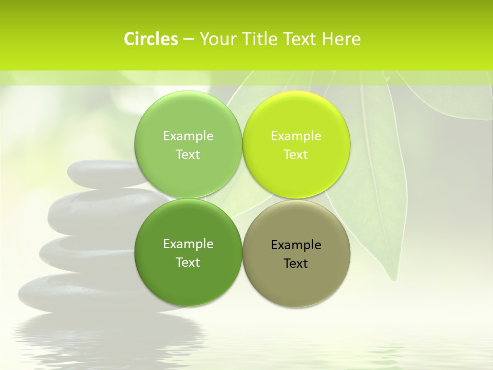 Buddhism Fresh Pure PowerPoint Template