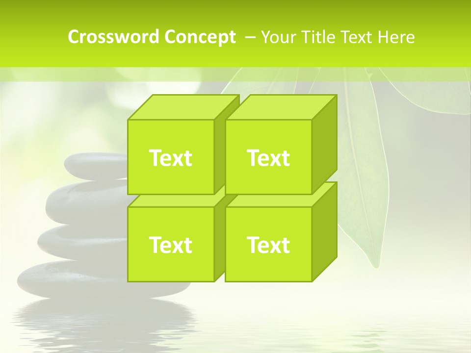 Buddhism Fresh Pure PowerPoint Template