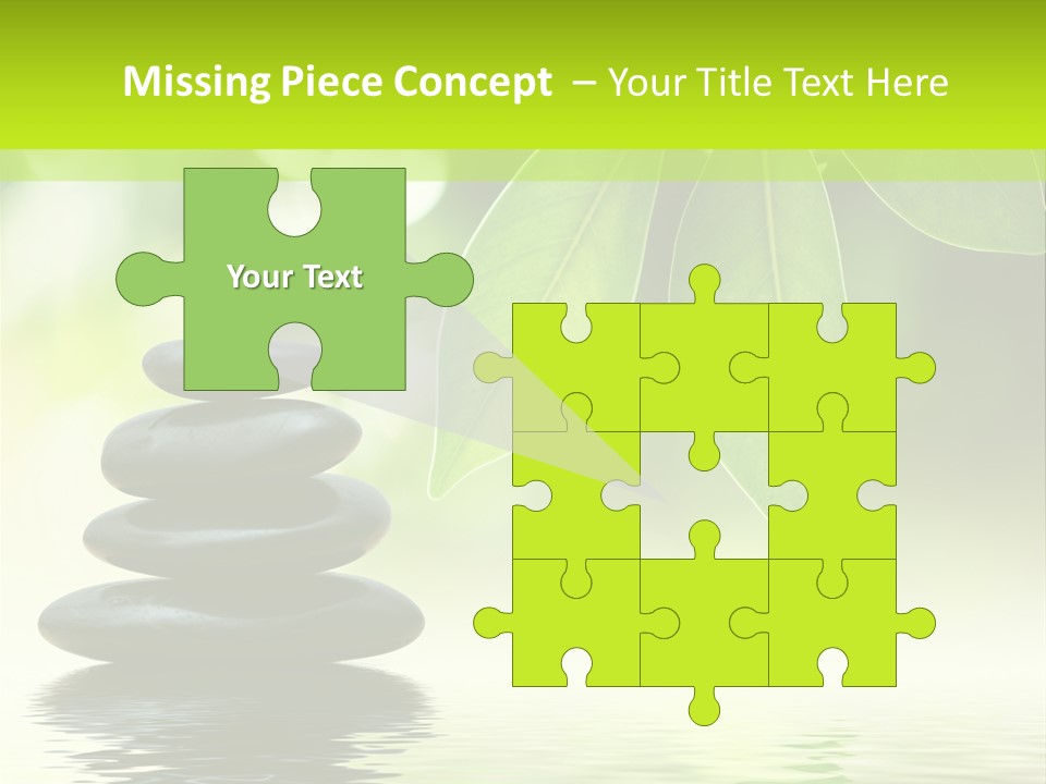 Buddhism Fresh Pure PowerPoint Template