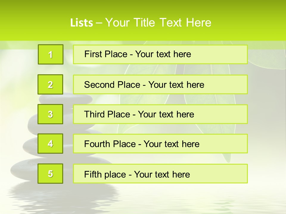 Buddhism Fresh Pure PowerPoint Template