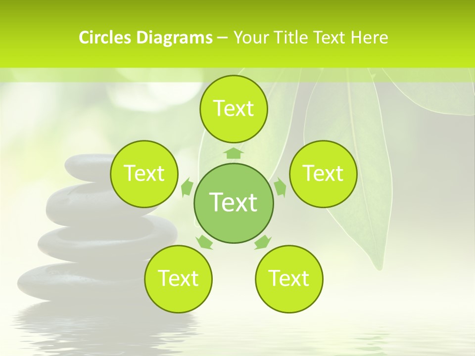 Buddhism Fresh Pure PowerPoint Template