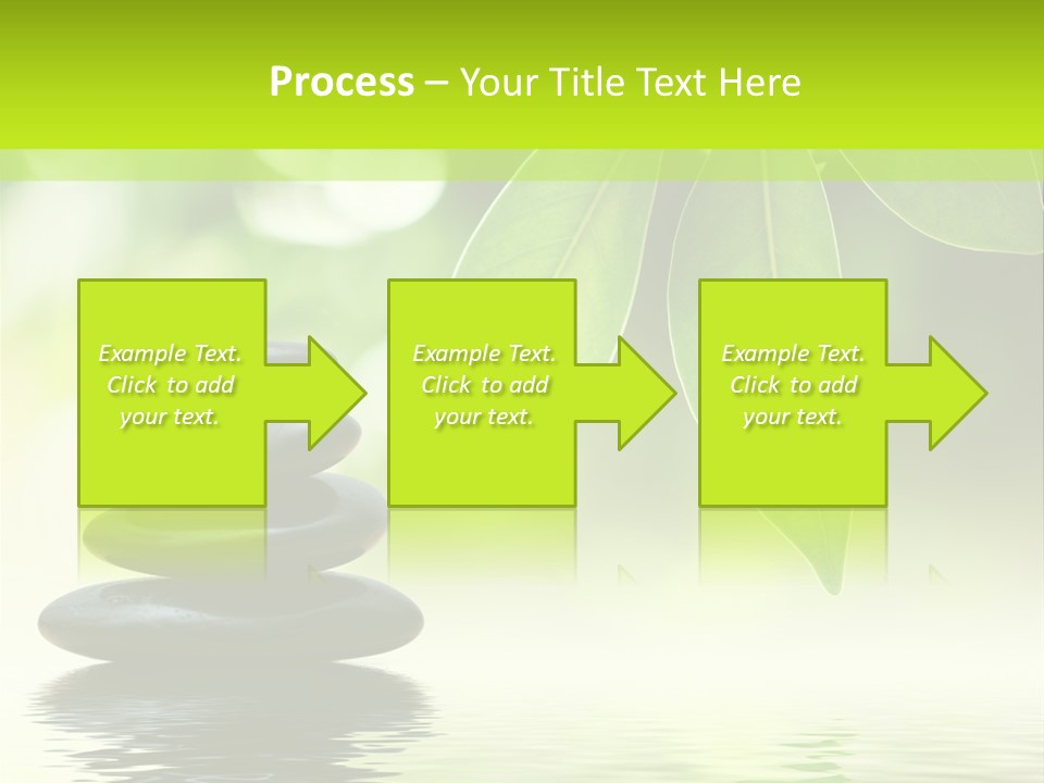 Buddhism Fresh Pure PowerPoint Template