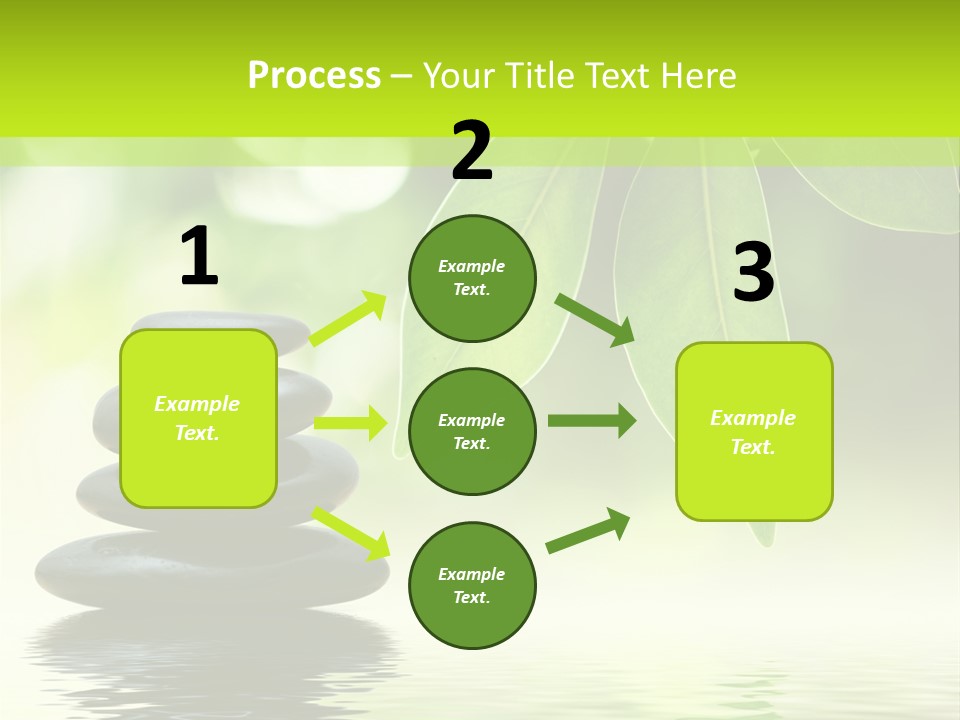 Buddhism Fresh Pure PowerPoint Template