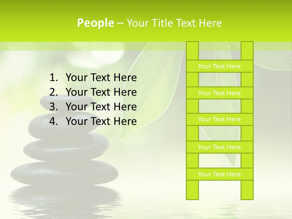 Buddhism Fresh Pure PowerPoint Template