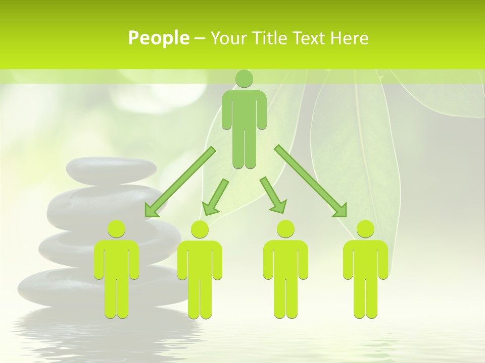 Buddhism Fresh Pure PowerPoint Template