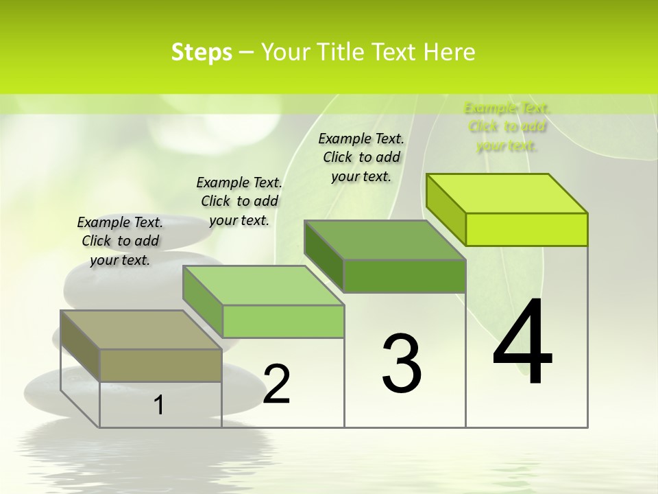 Buddhism Fresh Pure PowerPoint Template