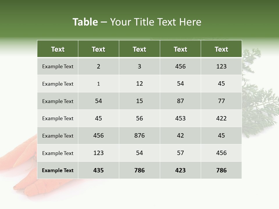 Background Eat Vitamin PowerPoint Template