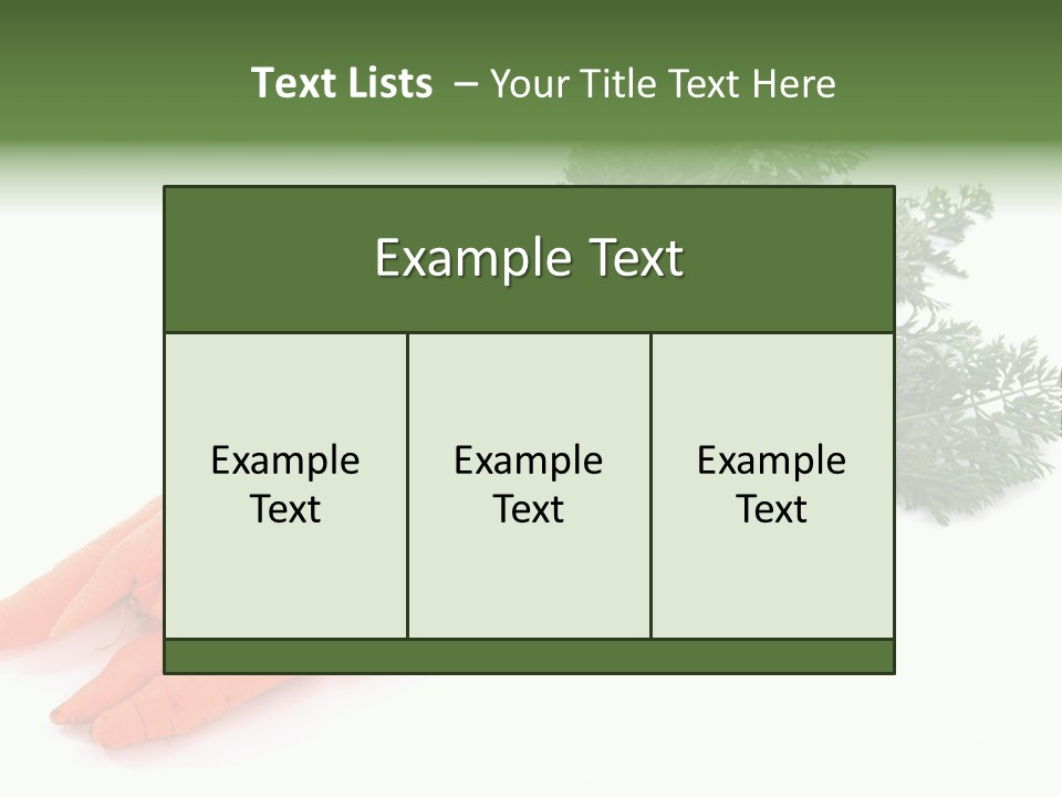 Background Eat Vitamin PowerPoint Template