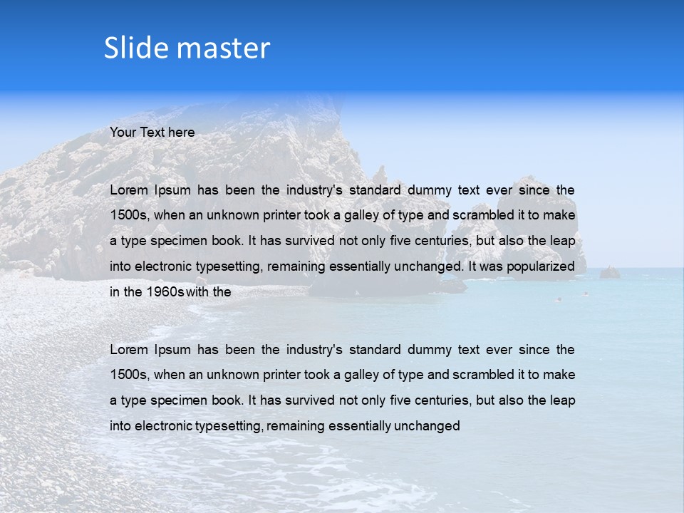 Sand Sandstone History PowerPoint Template