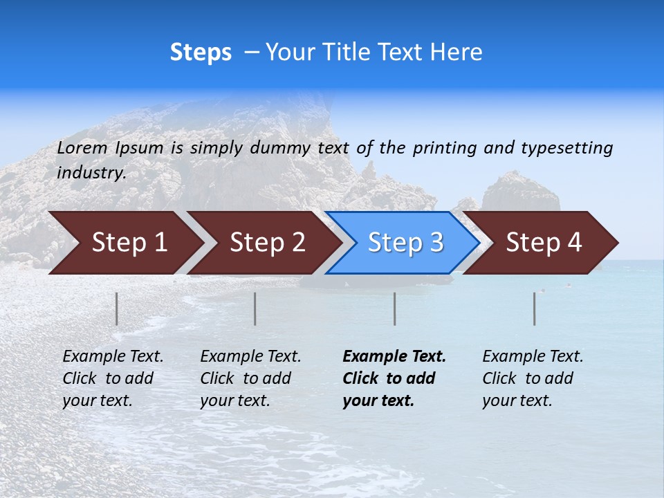 Sand Sandstone History PowerPoint Template