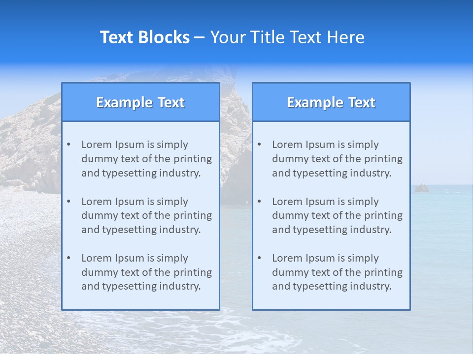 Sand Sandstone History PowerPoint Template