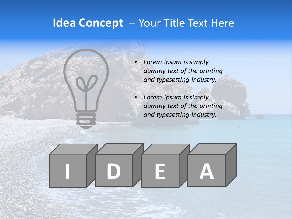 Sand Sandstone History PowerPoint Template