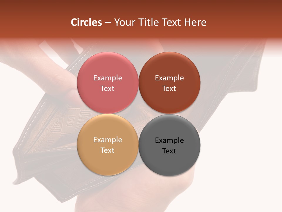 Horizontal Hand Open PowerPoint Template