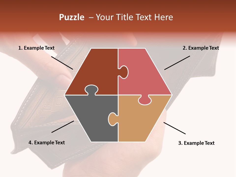 Horizontal Hand Open PowerPoint Template
