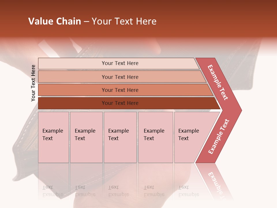 Horizontal Hand Open PowerPoint Template