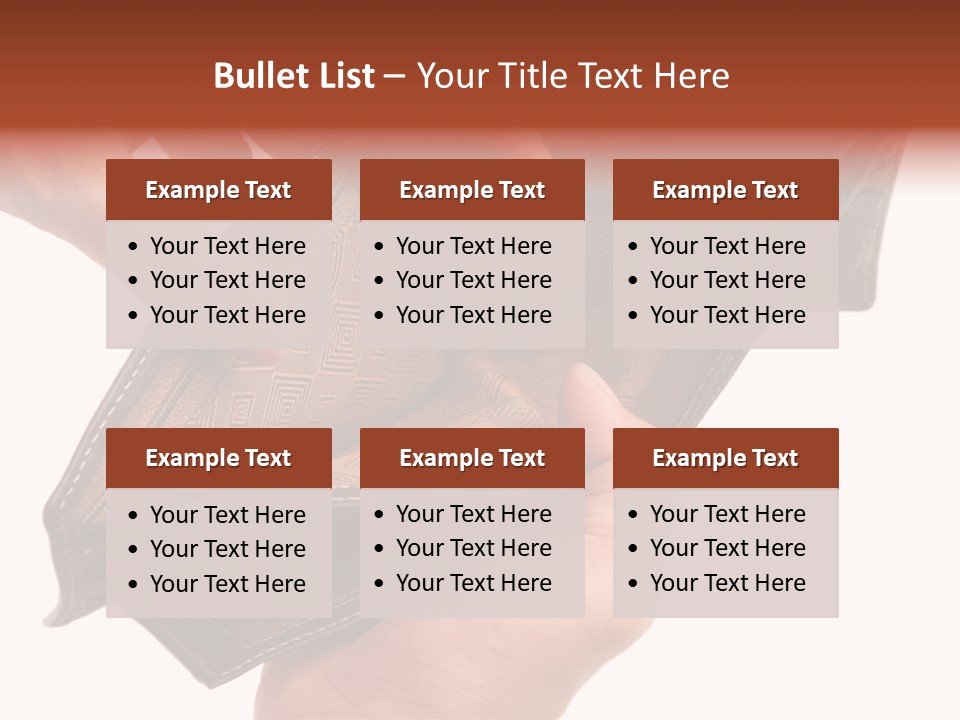Horizontal Hand Open PowerPoint Template