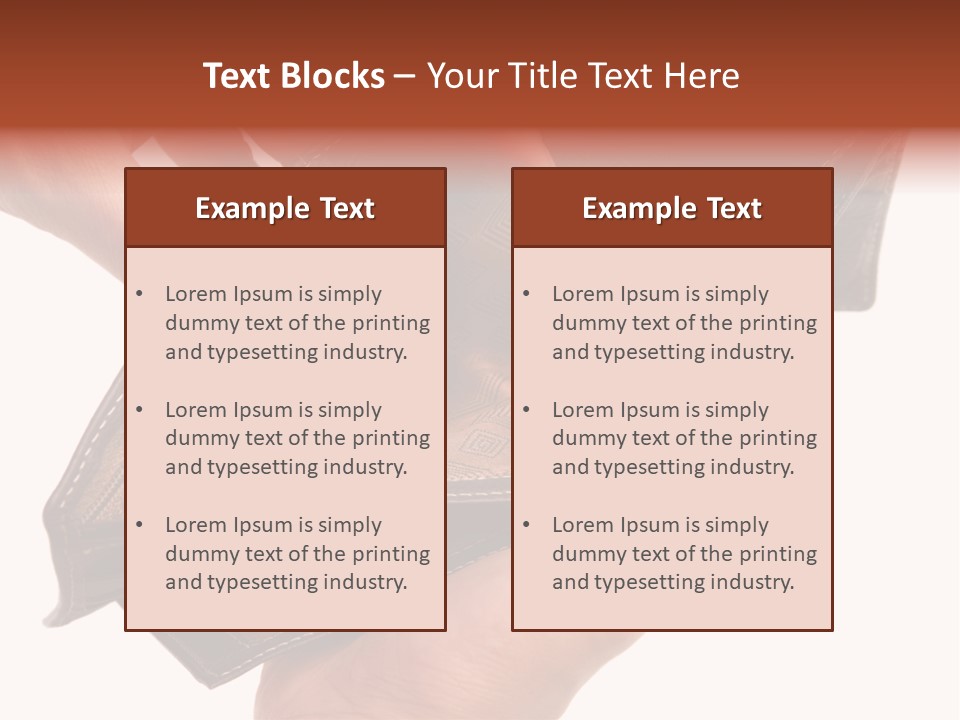 Horizontal Hand Open PowerPoint Template
