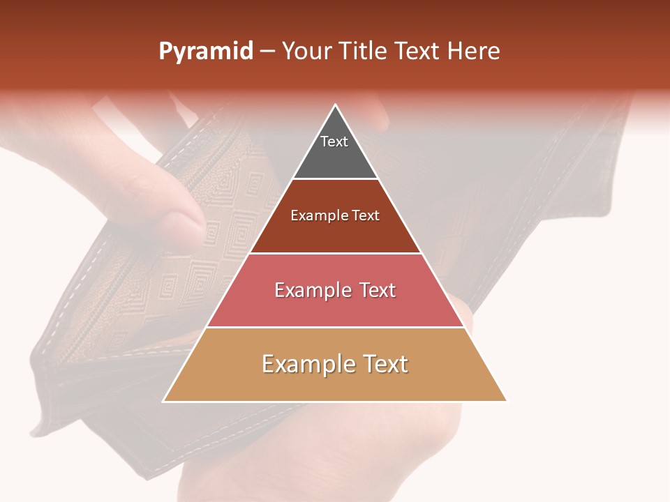 Horizontal Hand Open PowerPoint Template
